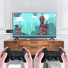 2021 Беспроводная игровая консоль 4K HD дисплей на ТВ Проектор Монитор классический ретро 64 ГБ 10000 игр двойной контроллер