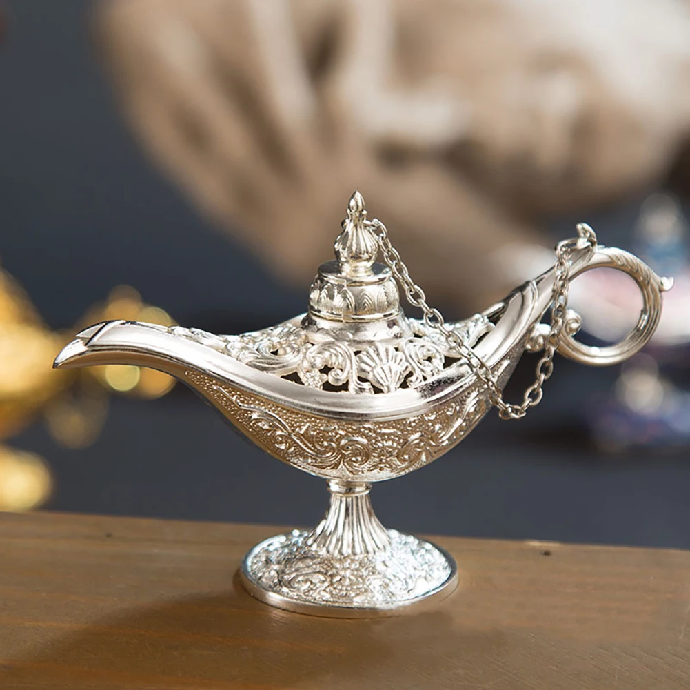 Винтажная лампа Aladdin чайный горшок из цинкового сплава офисный домашний декор