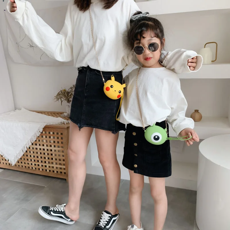 Новый мультяшный силиконовый женский кошелек мини-кошелек с кармашком для монет