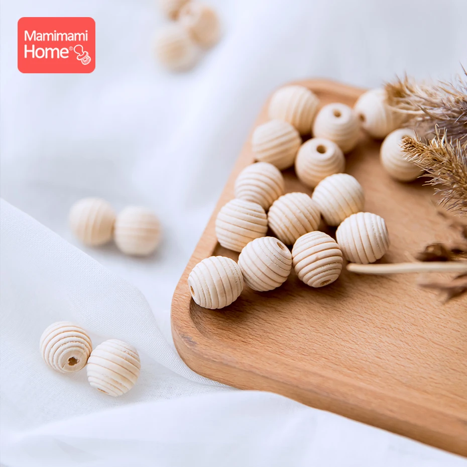 20 штук 18mm Дерево с резьбой для изготовления украшений своими руками кормящих