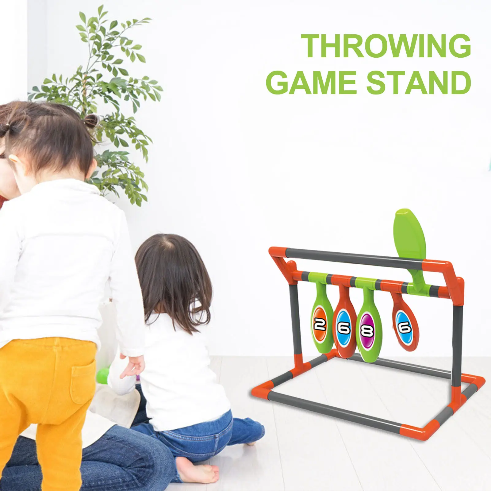 

Throwing Game Stand Sandbag Game Toy Throwing Bowling Game Rack Sandbags for Indoor Outdoor Playing For Children Kids