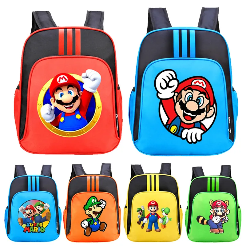 

Super Mary animation Games Surrounding Cartoon Mario Series Shoulder Bag Pupil's Backpack Children's birthday Toy gift