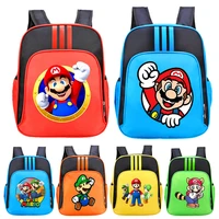 super mary animation games surrounding cartoon mario series shoulder bag pupils backpack childrens birthday toy gift