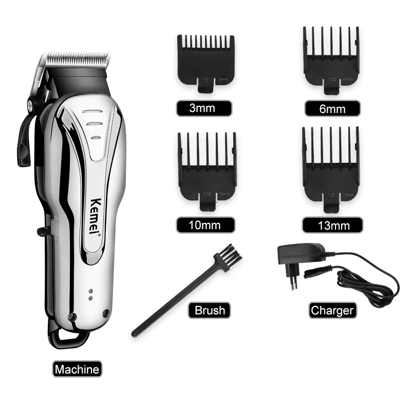 Профессиональная машинка для стрижки волос с турбонаддувом 110 В-240 В подзарядкой