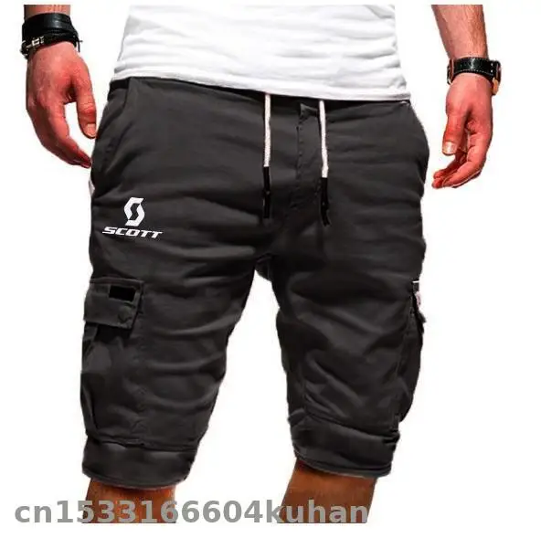 2021 летние велосипедные шорты однотонные повседневные мужские для Скотта пляжные