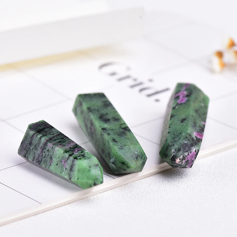 4-7cm 1pcs Natural Epidote crystal point reiki healing crystals stones minerals Ornament for Home Decor | Дом и сад