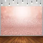 Avezano фон для фотосъемки с изображением Розовый Блестящий горошек сплошной Цвет Девушка для женщин на день рождения вечерние Декор фотозонт фон для студийной фотосъемки