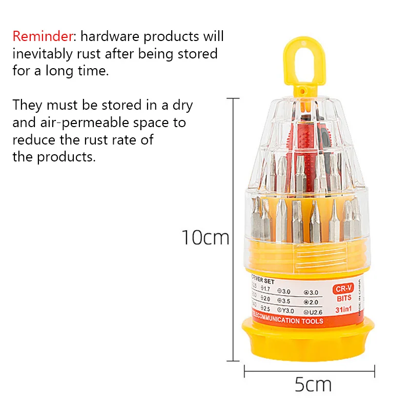 

Hand Screw Driver Kit Screwdriver Set Bits Phone Repair Tool Multifunction Mini Portable Torx Hex Cross Magnetic Screwdriver