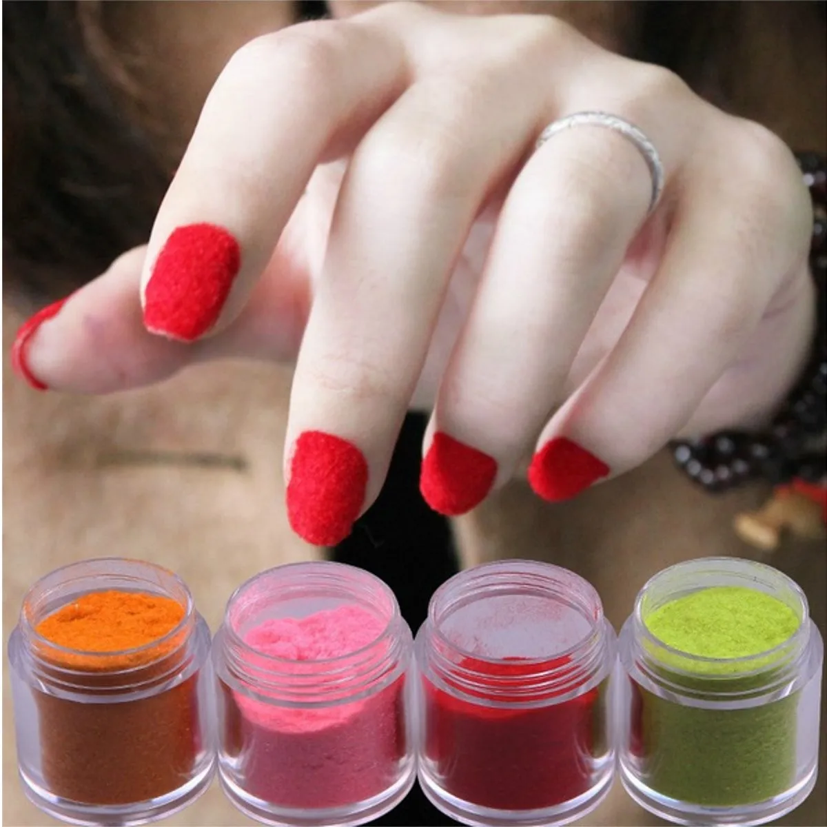 

24 Colors Ultra-fine Acrylic Dust Nail Glitter Powder Sequins Shining Sugar Silver Dipping Powder Manicure Nail Art Decorations