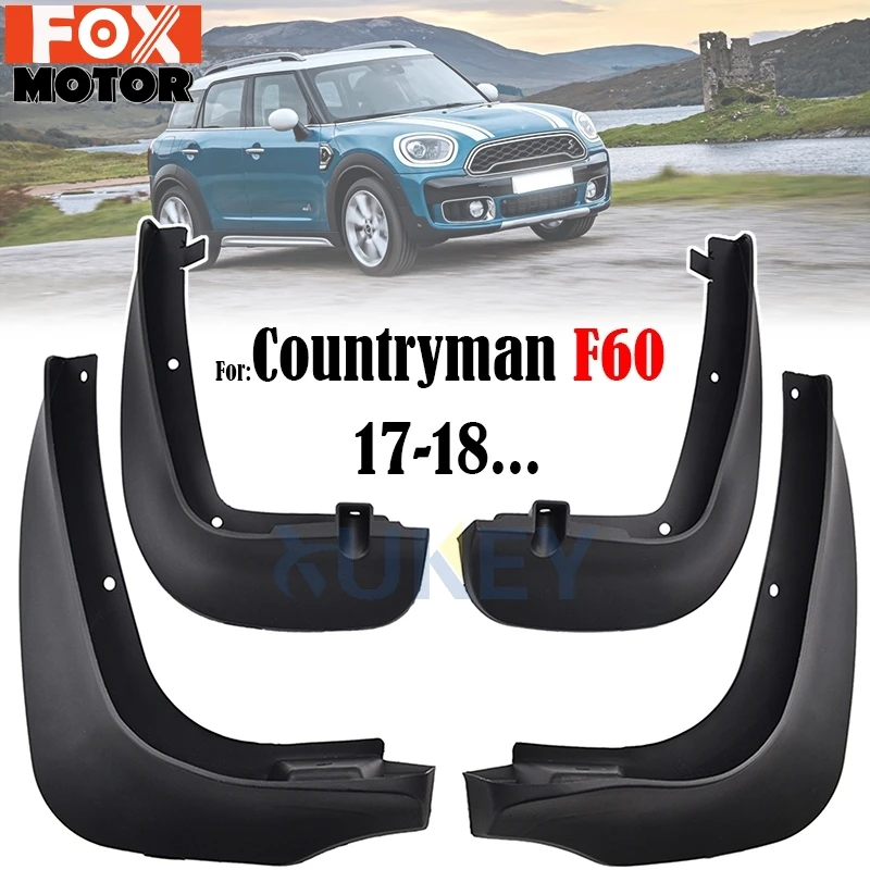 Набор литых автомобильных брызговиков для Mini Countryman 2 F60 2017 2018 2019 Брызговики крыло