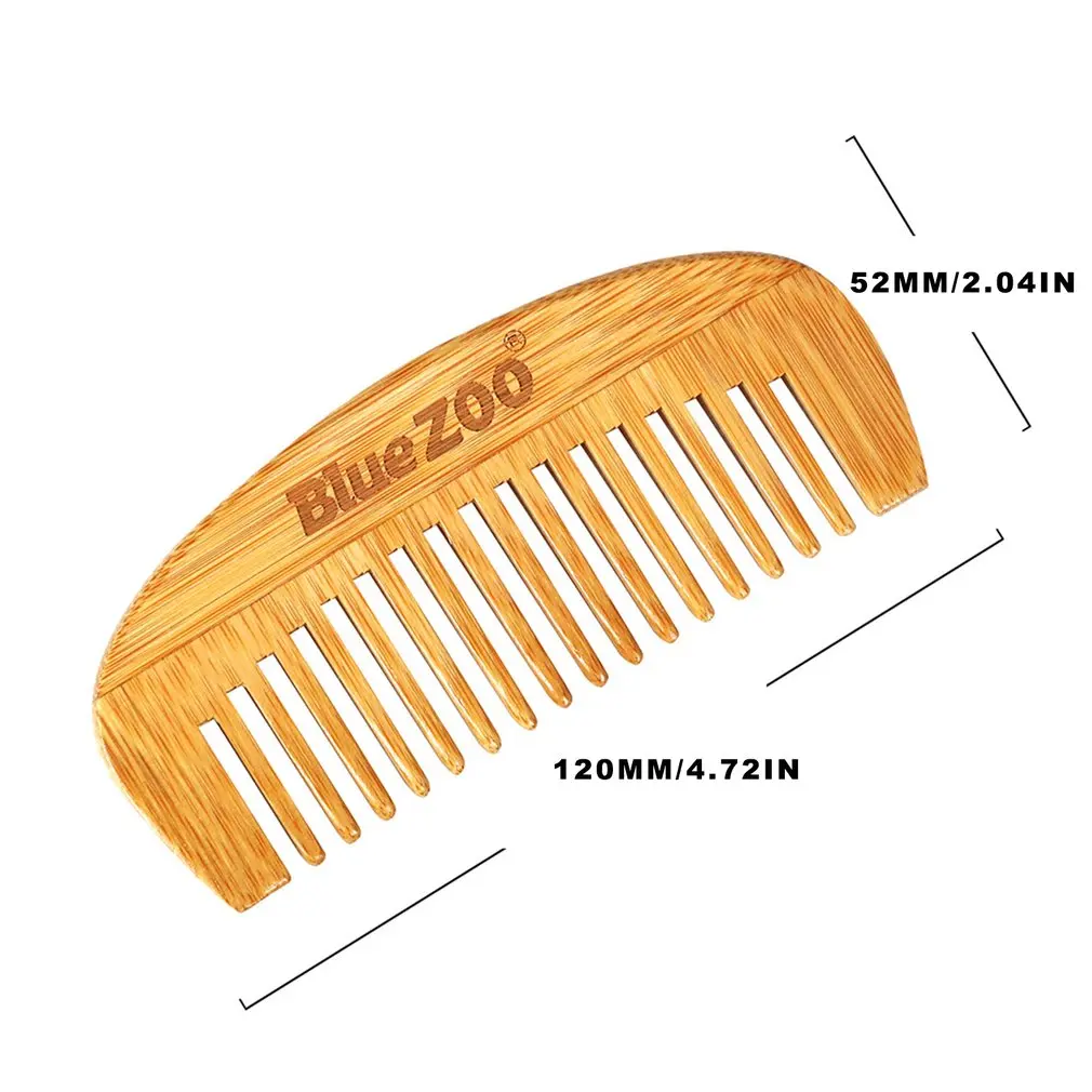 

12*5.2cm Portable Hairdressing Wooden Comb Healthy And Anti-static Comb Waterproof And Antibacterial Bamboo Comb
