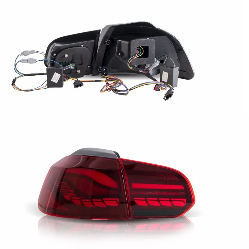 

VLAND производитель для автомобиля задние светодиодные светильник для VW Golf 6 светодиодный задний фонарь светильник для 2010-2014 для MK6 R20 задний ф...