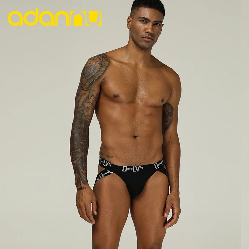 Бренд jockstrap Мужское нижнее белье сексуальные мужские стринги Брюки Танга пенис