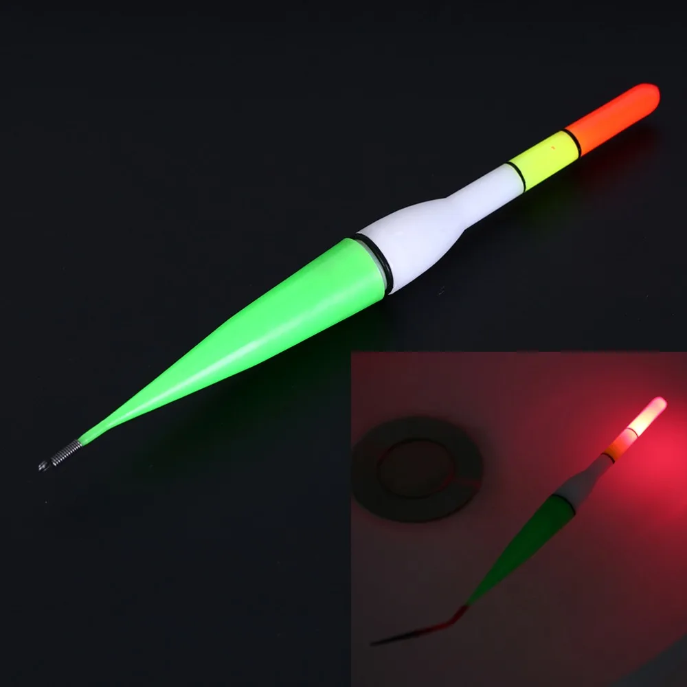 

Plastic Floater Dark Water Night Fishing Buoy Vertical Fishing Luminous Float Battery Operated LED Float