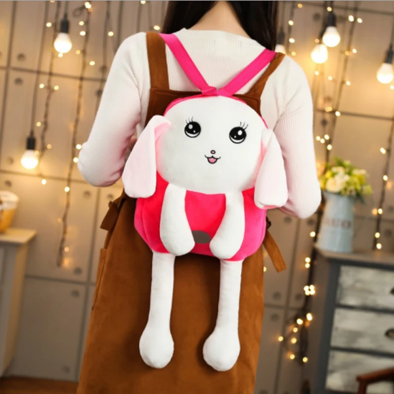 Новинка 2020 сетчатый красный рюкзак уши можно перемещать для танцев детского сада