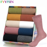womens socks new 10 color set black pure color cotton socks high quality casual creamy white socks women no box