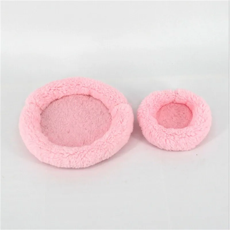 

Hamster Nest Pad Velvet Warm Pet Cushion Hedgehog Chinchilla Rabbit For Rodent/Guinea Pig/Rat/Hedgehog Pink Colors S Pet Supplie