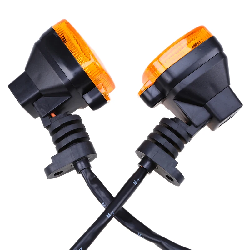 Желтый свет POSSBAY универсальный сигнал поворота мотоцикла индикатор Cafe Racer Blinker Lamp