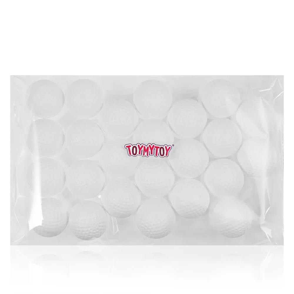 

24pcs Balls Game Balls Indoor Outdoor Practice Balls for Kids Children Golfer (White)