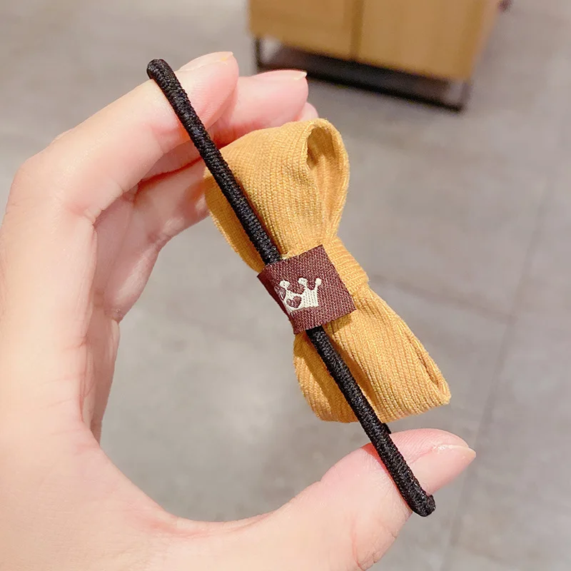 

Bowknot Elastic Hair Bands Scrunchy for Women Girls Ponytail Holder Rubber Ties Fashion Gum Band Hair Accessories
