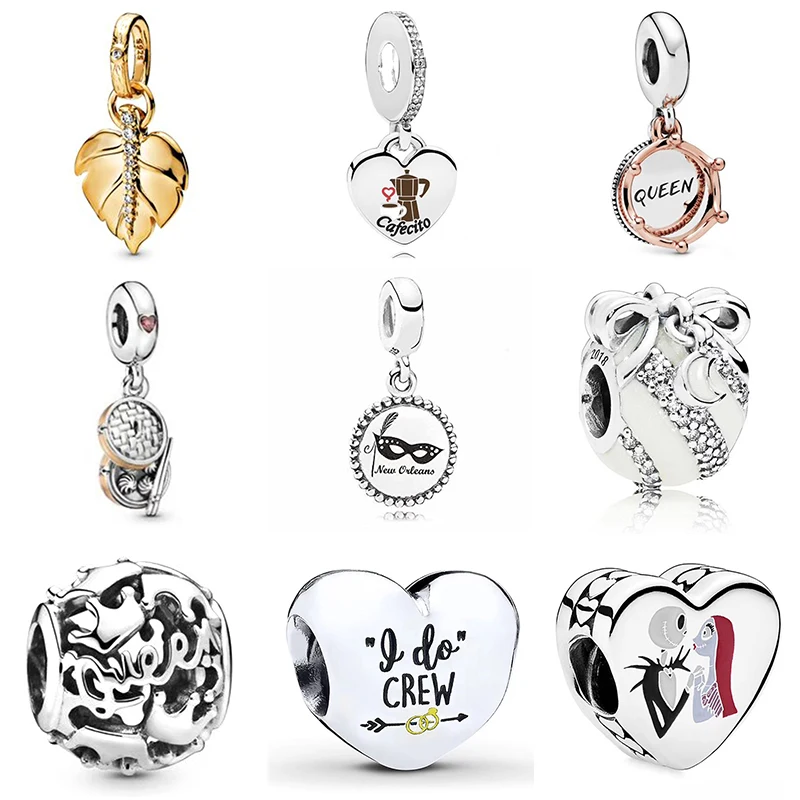 

2019 новый 100% бриллиантовый Серебряный Сияющий кулон в виде листьев, розовое золото, Королевская корона, подвесной бриллиантовый набор ювели...