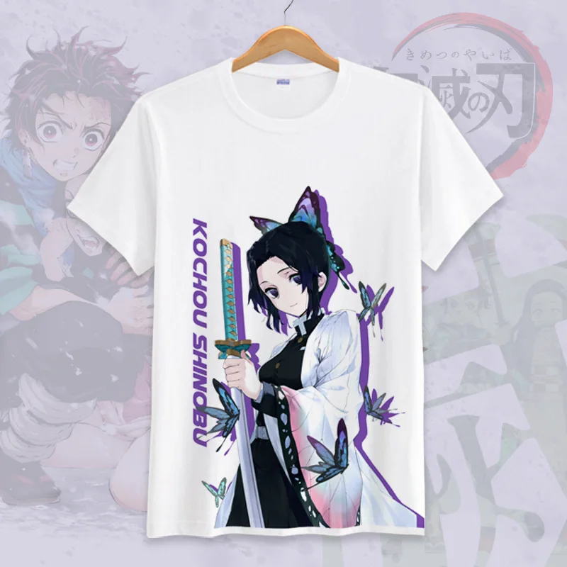 Demon Slayer: Kimetsu no Yaiba Rengoku Kyoujurou cosplay Costumes Summer adult kids short-sleeved T-shirt Oversized loose T-shir |