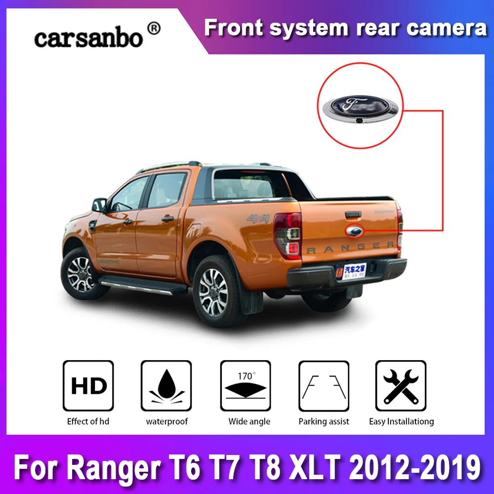 Подходит для 2012 2019 Ford Ranger T6 T7 T8 XLT камера бокового вида система заднего с логотипом