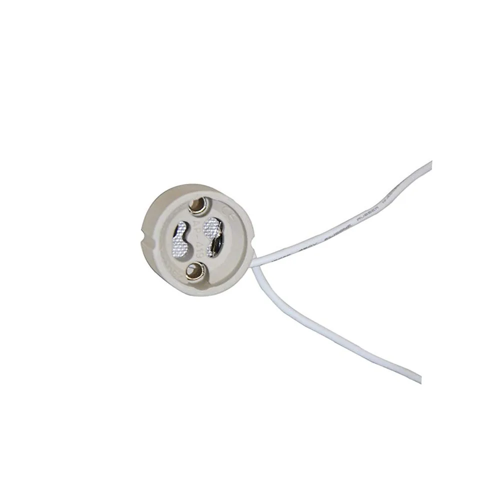 GU10 лампа держатель Гнездо основание светильника адаптер соединитель провода