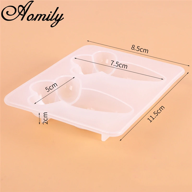 Новинка силиконовая форма Aomily в виде моркови для выпечки сделай сам льда мыла