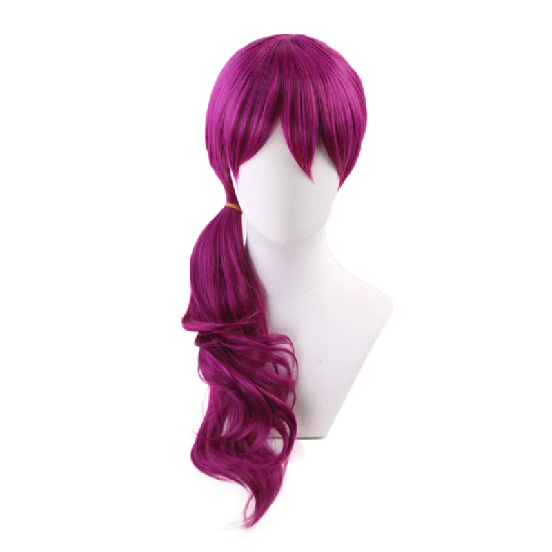 

Game LOL Cosplay KDA POP/STAR Evelynn Wigs Women Long Straight Purple Wig LOL KDA Evelynn KPOP SKIN Hair Wig