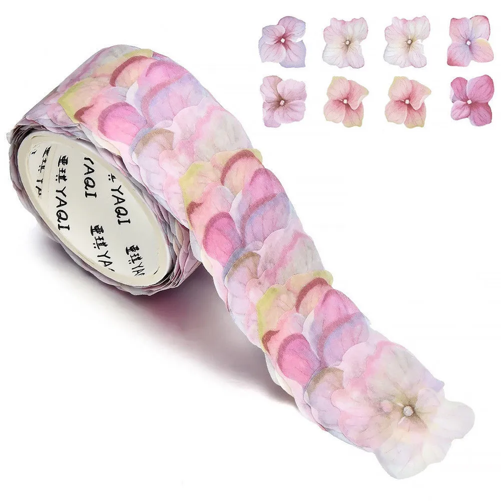 

1 Roll Flower Petal Washi Tape Masking Tape Decorative Decals Diy Petal Stickers For Scrapbooking Diary