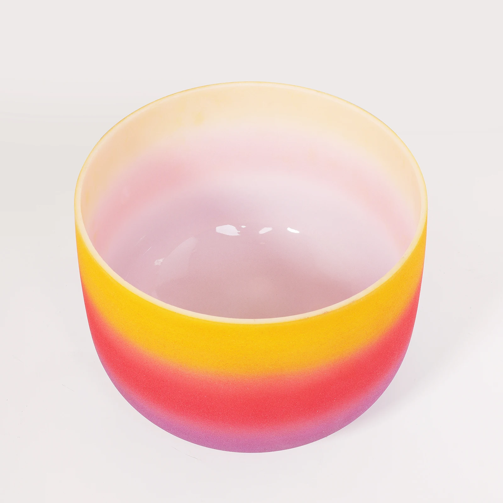 CVNC 8 &quotNote E Солнечная чакра из плексигласа цвета радуги Матовый Кварцевый Поющий