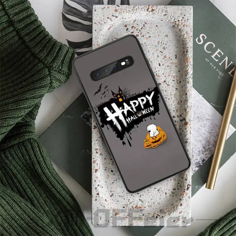Чехол с рисунком тыквы на Хэллоуин чехлы для samsung galaxy A10 A20 A30S A40 A50 A51 A70 A71 note 8 9 10 |