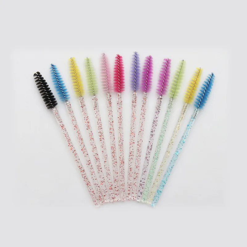 

Manooby Eyelash Brushes 25/50Pcs Disposable Eyebrow Brush Eyelashes Extension Tools Mascara Wands Applicator Eye Lashes Cosmetic