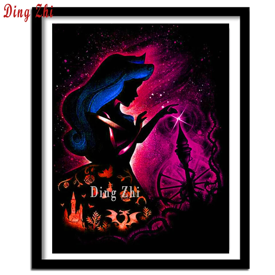 

5D DIY Diamond Painting Kits Enchanted Eternal Girl Cartoon Princess Full Drill Square Round Diamond Mosaic Diamond Embroidery
