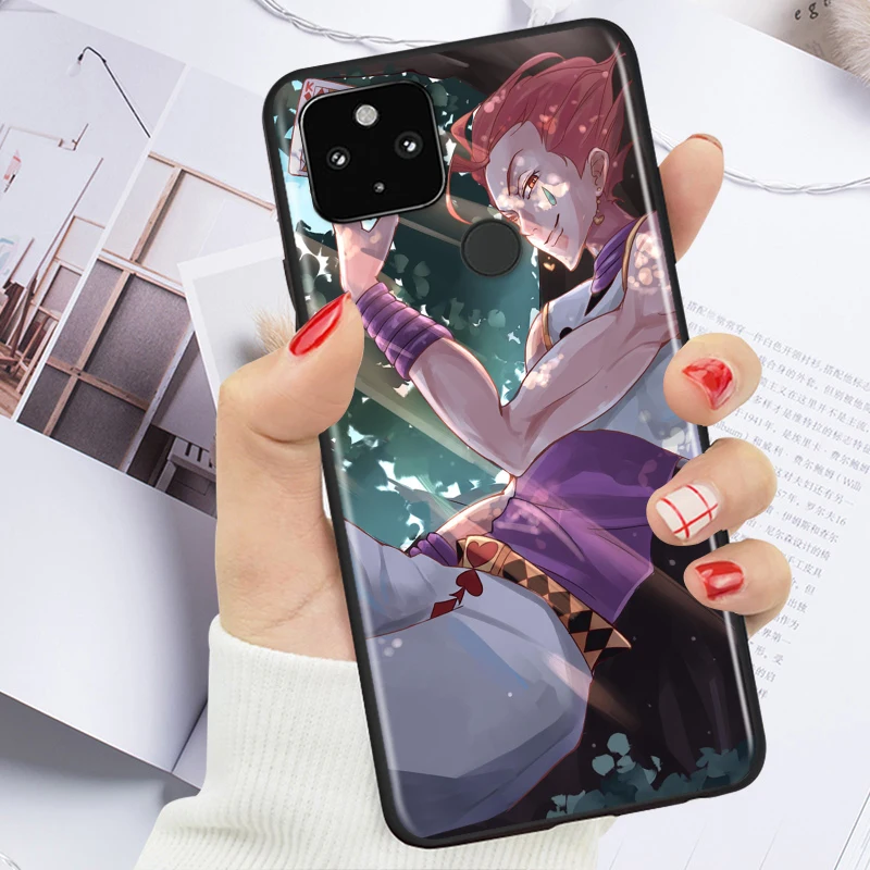 

Hisoka Hunter Anime Shockproof Cover for Google Pixel 5 4 4A XL 5G Black Phone Case Shell Soft Fundas Coque Capa