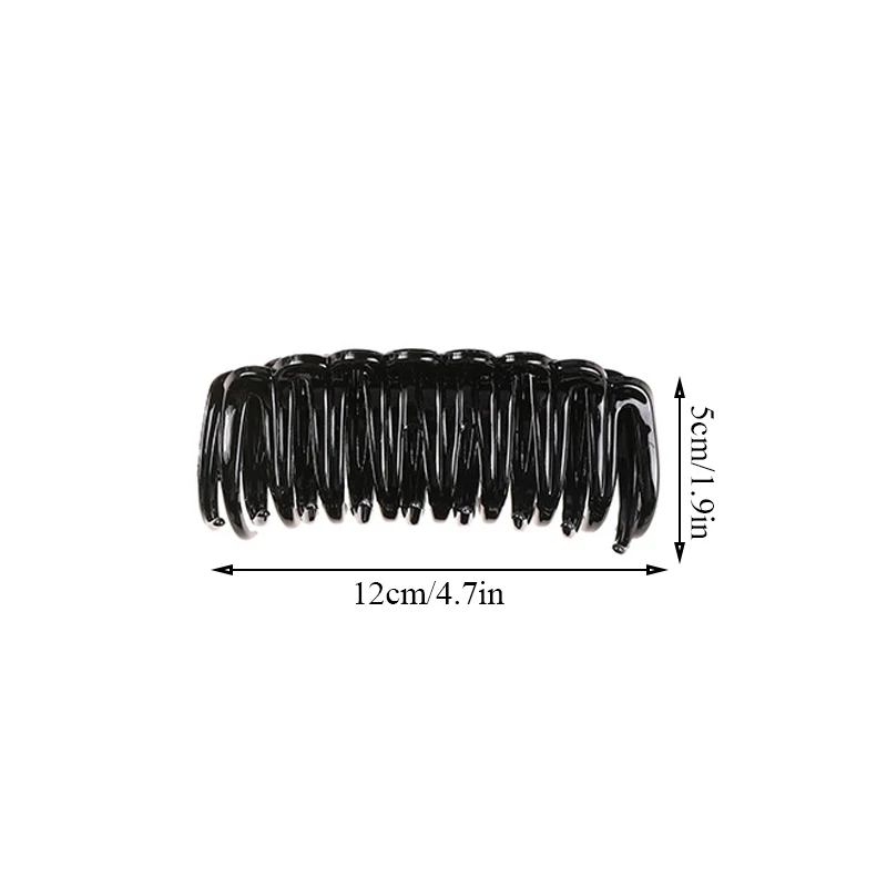 

12cm Women Large Thick Jumbo Hair Clip Simple Bathing Hairpin Hair Accessories Geometric Barrettes Scrub Black Big Hair Claw