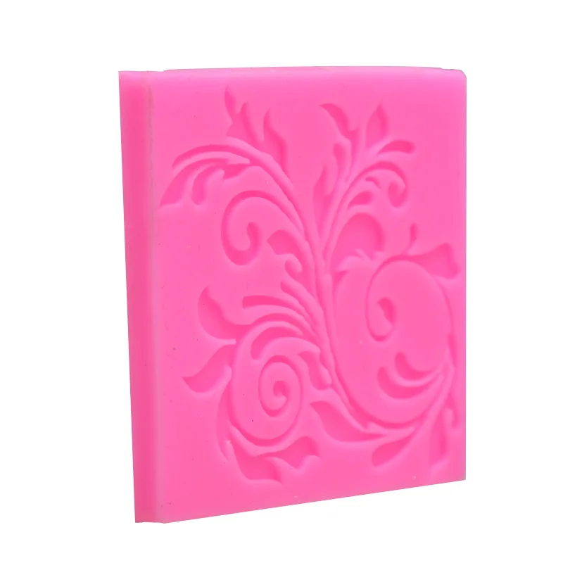 Лист цветок кружева 3D силиконовая форма для печенья торта кондитерских конфет