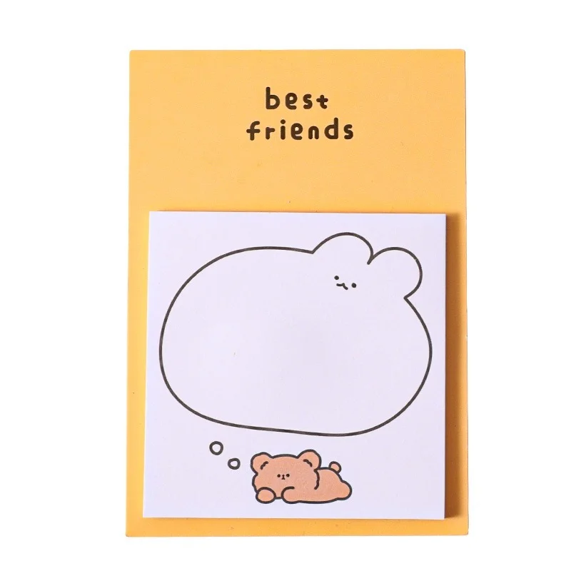

Bear Sticky Note Kawaii Stationery Sticky Notes Novelty Cute Memo Pad N Times Tearable Sticky Notes Office Accessories