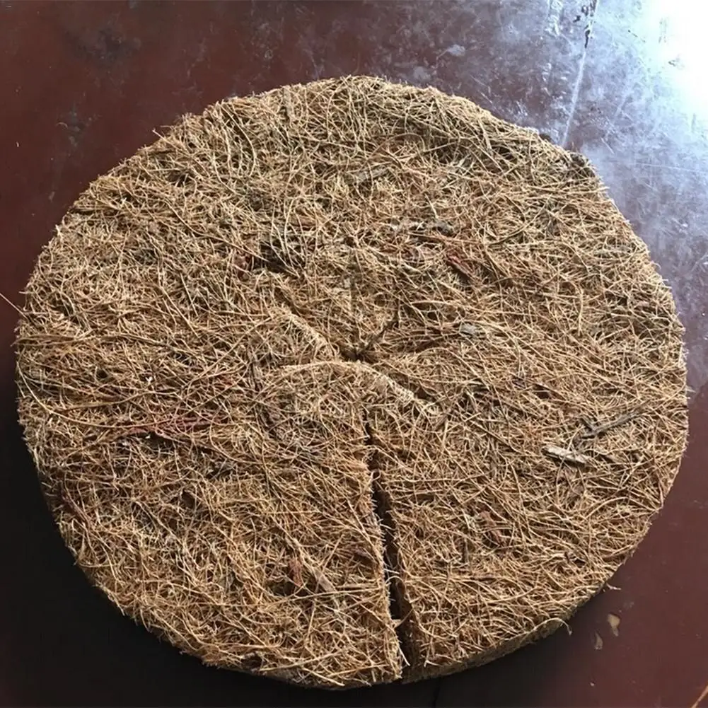 10 шт. Садовые принадлежности Нескользящие круглые кокосовые мульчи покрытие