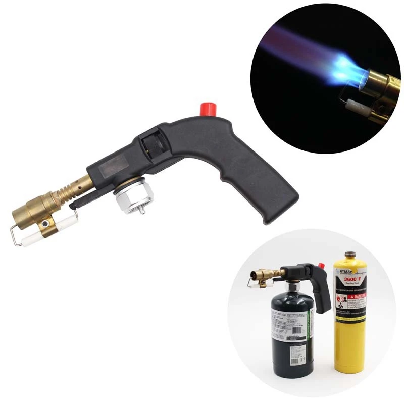 

Gas Self Ignition Handle Torch Brazing Solder Propane Welding Plumbing for MAPP