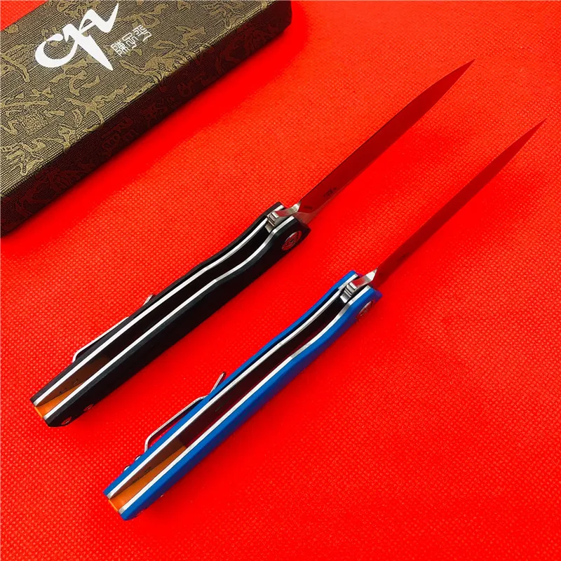 CH CH3007 D2 складной нож G10 ручка Открытый Кемпинг подшипник откидная Рыбалка