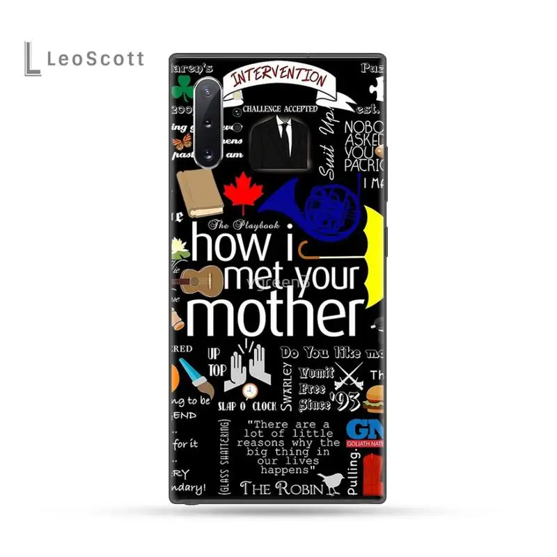 Чехол с надписью how i met your mother для Samsung Galaxy S8 S9 S10 Plus Lite S10E Note 3 4 5 6 7 8 9 10