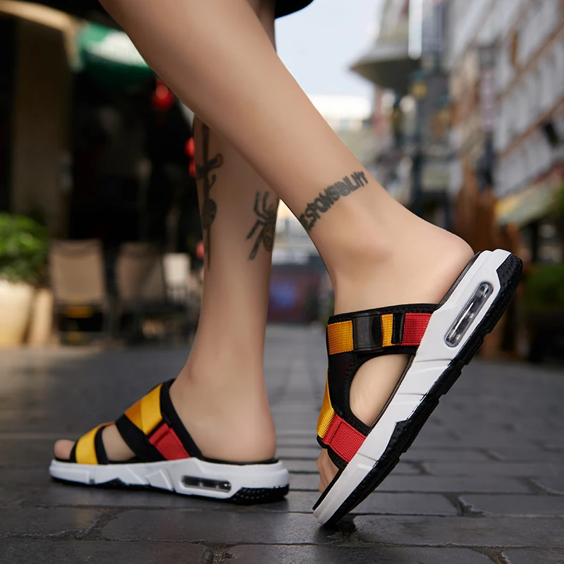 

Summer Sandals Men Sandalias De Verano Para Hombre Sandals Outdoor Sandalia Rasteira Sandles For Men Sandale Homme Ete Slide