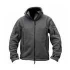 Куртка ZOGAA Мужская Флисовая, тактическая уличная термальная дышащая спортивная одежда в стиле милитари для походов, пальто