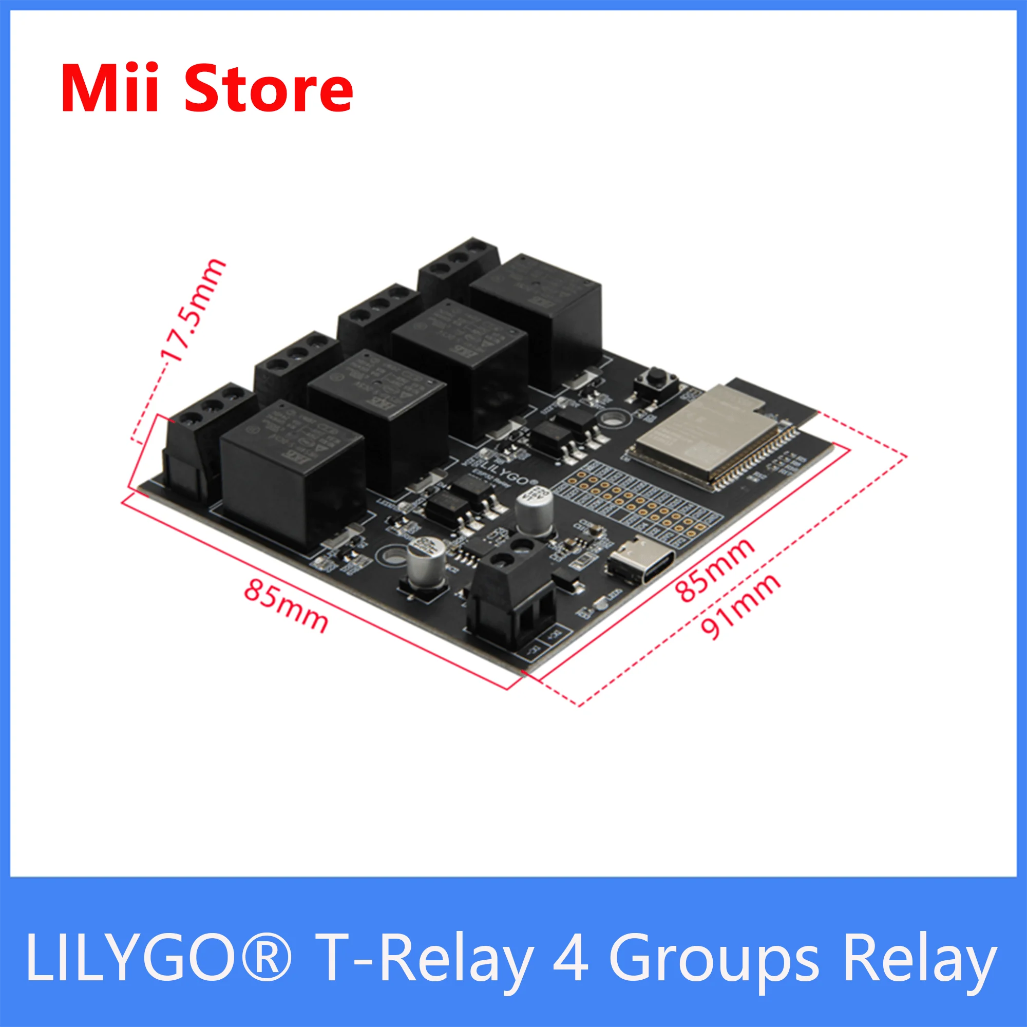 LILYGO®TTGO T-Relay ESP32 Chip DC 5 В 4 группы реле Мб Flash IoT Поддержка WiFi Bluetooth | Компьютеры и офис