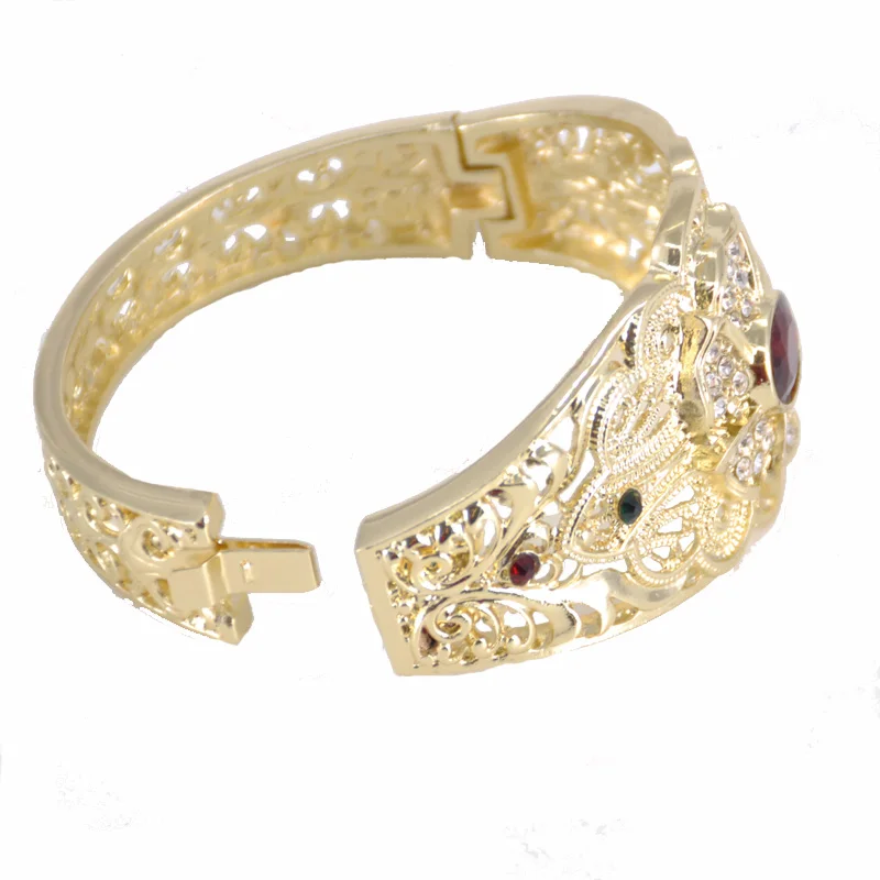 Новая модель ювелирных изделий Женский Цветочный браслет манжета полый из смолы