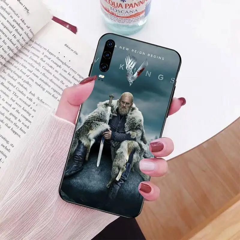 Чехол для телефона PENGHUWAN TV Vikings Ragnar Lothbrok черный мягкий чехол Huawei Honor 20 10 9 8 8x 8c 9x 7c 7a