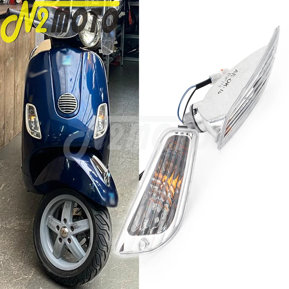 

Amber Signal Lamp Front Turn Signal Light Motorcycle Indicator For LX LXV 50 125 150 2Takt 4-Takt Scooter Blinker Flashing Lamp