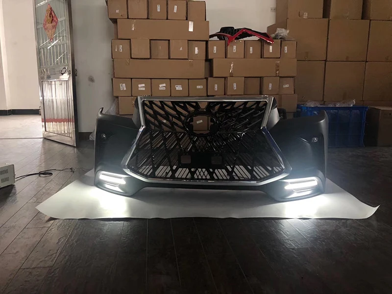 Комплект кузова автомобиля для Hilux Revo Rocco 2016 2019 Стиль Бампер PP материал